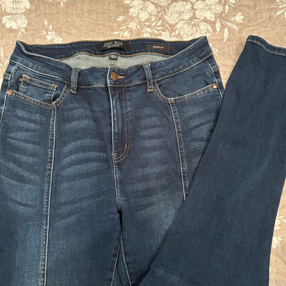 Judy Blue Women's Deep Indigo Skinny Jeans